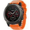 Remienok Eternico Essential Silver Buckle pre Garmin QuickFit 26mm oranžový (AET-GRQRSLC75O-26)
