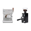 Ascaso Steel DUO PID PLUS, Inox&Wood + Eureka Mignon Libra 65 All Purpose, CR black