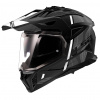 Prilba LS2 MX702 PIONEER II HILL MATT BLACK WHITE-06 Veľkosť: M (57-58 cm)