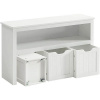Regál Songmics 102 x 30 x 60 cm biely