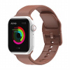 AppleKing jednofarebný silikónový remienok pre Apple Watch Ultra 49mm / 46mm / 45mm / 44mm / 42mm - hnedý - možnosť vrátiť tovar ZADARMO do 30tich dní