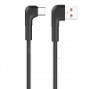 Kábel Maxlife USB - USB typ C 1 m čierny