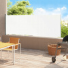 vidaXL zaťahovacia bočná markíza na terasu 220 x 500 cm krémová