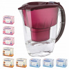 Filtračná kanvica Aquaphor Amethyst 2,8 l, čerešňová
