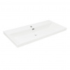 Swiss aqua technologies Nábytkové umyvadlo SAT B-Way 101x46,5 cm bílá matná, otvor pro baterii uprostřed SATBW10046WM
