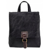 Andrea Massi čierny batoh (Andrea Massa batoh žien 2in1 čierna ekologická taška)