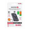 SWISSTEN POWER BANK MagSafe Qi2 10000 mAh 15W S INTEGROVANÝM KÁBLOM USB-C ČIERNA