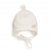 ESITO Čiapka pre bábätko Mimi Zája Light cream jednofarebná - smotanová Veľ. 34
