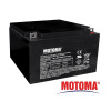Batéria olovená 12V/28Ah MOTOMA bezúdržbový akumulátor