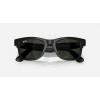 Meta Ray-Ban Gen1 Wayfarer - Matte Black/Clear to Graphite Green Transitions