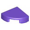 25269 Dark Purple Tile, Round 1 x 1 Quarter (Tmavě fialová dlaždice, kulatá 1 x 1 čtvrtina)