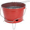 ProGarden Gril na drevené uhlie prenosný 27 cm červený KO-Y64950470