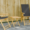Stôl VidaXL bambus 45 x 45 x 45 cm