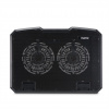 HAMA 126806 chladiaci stojan pre notebook Black Metal, naklápací, 2 ventilátory