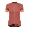 Dámska cyklistická košeľa Rogelli Modesta chutney / coral M