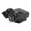FMA AN/PEQ-15A DBAL-A2 LED svietidlo s červeným / IR laserom (RIS) - čiern