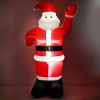 Springos LED nafukovací Santa Claus 180 cm, IP44, studená biela