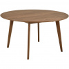 MID.YOU JEDÁLENSKÝ STÔL, orech, kaučukové drevo, farba vlašského orecha, 140/140/76 cm - Jedálenské programy - 001749049816