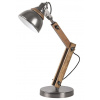 Rabalux Aksel stolová lampa 1x15 W drevo-grafitová 4199