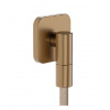 Hansgrohe FixFit Fine Q - Nástenné kolienko, kefovaný bronz 28884140