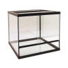 Terárium ANTE v čiernom ráme s jednoduchou ventiláciou 60 x 30 x 35 cm #Loď
