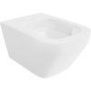 Mexen Riva, závesná WC misa 555x370x335 mm, Rimless Tornádo, biela lesklá, 3363XX00T
