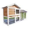 Agrofortel Drevená králikáreň alebo kurník HOFSTADT, 1460x500x860mm