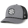 47 Brand NHL Boston Bruins Carbon Rope '47 Trucker Charcoal one size