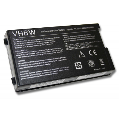 batéria VHBW ASUS A32-F80 , 4400mAh 11.1V Li-Ion 1135 - neoriginálna