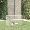 Klietka pre králiky 78x54x54 cm pozinkované železo-ForU-171567
