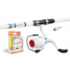 Delphin Detský Set YUPIE Prút 2,4 m 40 g + Navijak 3T + Vlasec 0,22 mm