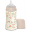 SUAVINEX | Dojčenská fľaša WONDERLAND 270ml FYZIOL PRŮTOK M - LIBERTY RUŽOVÁ