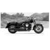 Hard-Krome Kompletný výfukový systém American Classic II pre Yamaha Road Star 1600/1700 (1999-12) čierna keramika