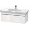 DURAVIT DuraStyle závesná skrinka pod umývadlo, 1 zásuvka, 1000 x 453 x 398 mm, biela vysoký lesk, DS638502222