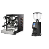 Rocket Espresso Appartamento TCA, black/copper + Eureka Atom Specialty 65, black