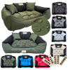 Pelech pre psa KINGDOG 145x115 cm personalizované, vodotesné, zelené