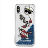 Karl Lagerfeld puzdro plastové Apple iPhone X/XS KLHCPXKSG modré