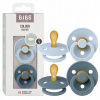 Bibs Colour symetrické cumlíky kaučuk 2 ks Baby Blue / Petrol