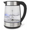 NEDIS rychlovarná konvice KAWK320EGS/ objem 1,7 l/ otáčení o 360°/ spotřeba 2200 W/ sklo/ transparentní (KAWK320EGS)