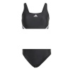 adidas 3-Stripes Bikini Womens Black/White 12 (M)