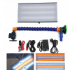 Tieňová lampa PDR na odstraňovanie preliačin, krupobitie, dimmer, stmievač, 6 pásov