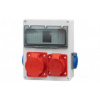 Rozvodnica R-240 16A 5p, 32A 5p, 2x230V, 8 modulov