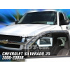 Plexi, ofuky Chevrolet Silverado 2D 2000-2005, přední