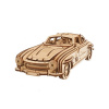 Ugears 3D drevené mechanické puzzle Auto Winged Sports Coupe