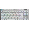 LOGITECH G915 X LightSpeed TKL herná klávesnica biela UK (920-012736) WiFi (USB prijímač) / Bluetooth / Lokalizácia UK (britská) / PodsvietenáBiela