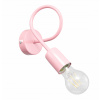 Lampa, svietidlo do detskej izby - Nočná lampa na stenu pre dieťa pastelovú ružovú farbu (Nočná lampa na stenu pre dieťa pastelovú ružovú farbu)