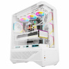 Počítačová skriňa darkFlash DY460 Biela ATX 4x ARGB Ventilátor USB-C