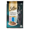 Sheba vlhké krmivo pre mačky s kombináciou lososa, tuniaka a pstruha v lahodnej omáčke 50g-6ks