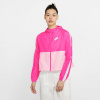 Bunda NIKE Sportswear Woven Pink / White Ružová L