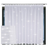 Hotová záclona - READY ZÁCLONA BIELA BATHIST FROST STRIEBORNÁ NIT (Ready Curtain White Lawyer Strieborné vlákno)